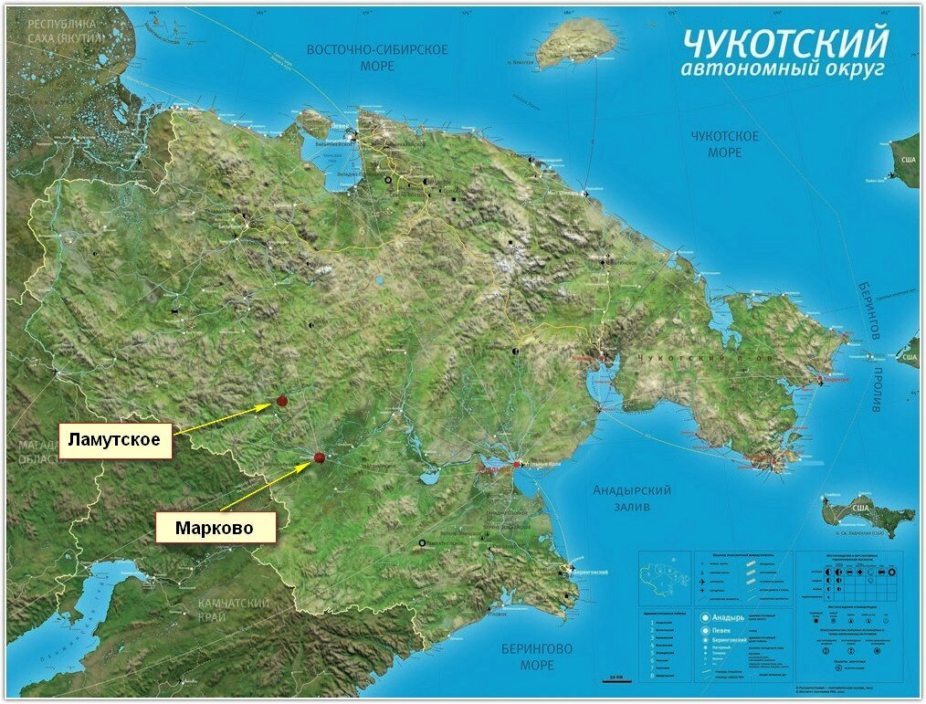 карта Ламутск