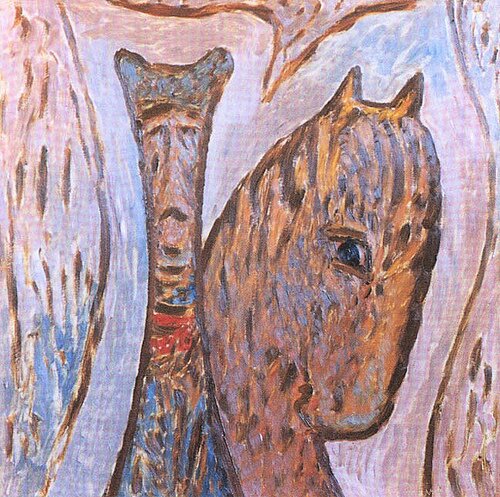 Vlas and his horse. 2002